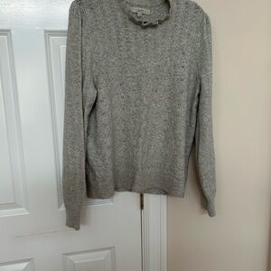 LOFT Men's Light Gray Crewneck Sweater